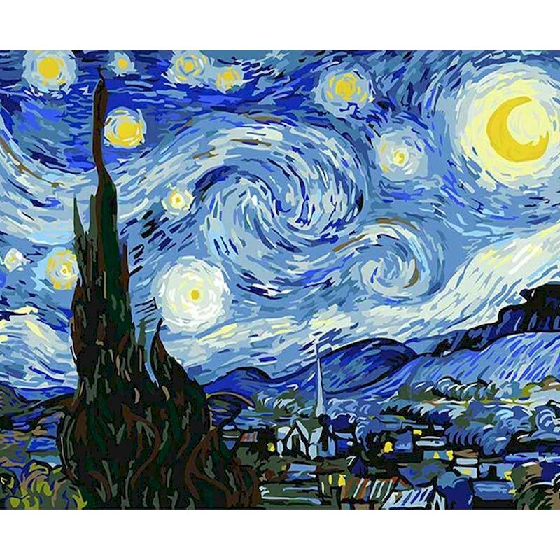 Digital Oil Painting Coloring Painting Frameless Oil