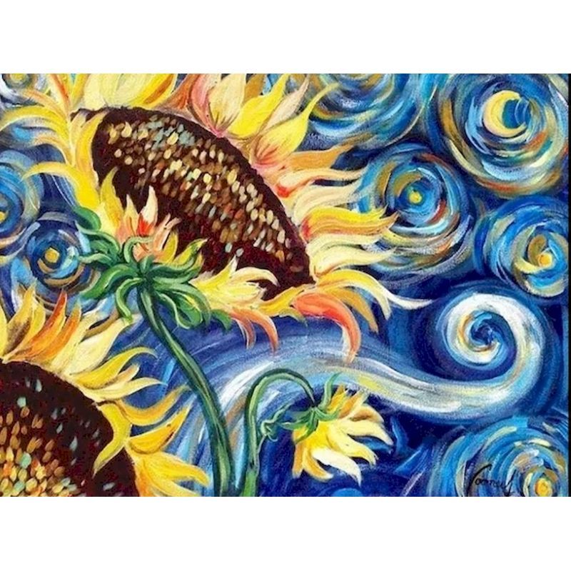 Digital Oil Painting Coloring Painting Frameless Oil