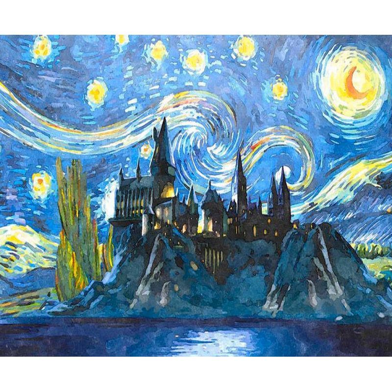 Digital Oil Painting Coloring Painting Frameless Oil